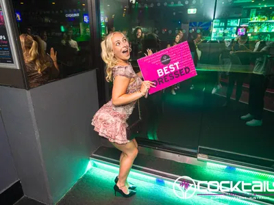 A professional photo of guests enjoying themselves at Cocktails Nightclub from our gallery.