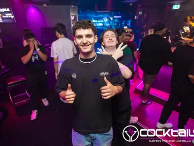 A professional photo of guests enjoying themselves at Cocktails Nightclub from our gallery.