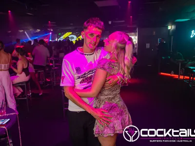 A professional photo of guests enjoying themselves at Cocktails Nightclub from our gallery.