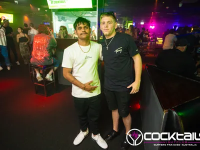 A professional photo of guests enjoying themselves at Cocktails Nightclub from our gallery.