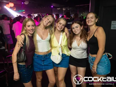 A professional photo of guests enjoying themselves at Cocktails Nightclub from our gallery.