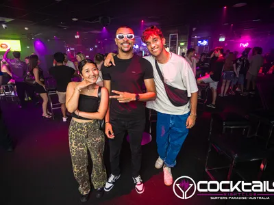 A professional photo of guests enjoying themselves at Cocktails Nightclub from our gallery.