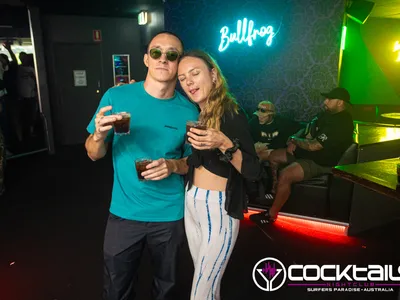 A professional photo of guests enjoying themselves at Cocktails Nightclub from our gallery.