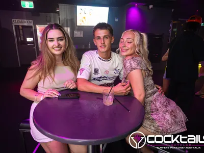 A professional photo of guests enjoying themselves at Cocktails Nightclub from our gallery.