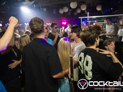 A professional photo of guests enjoying themselves at Cocktails Nightclub from our gallery.