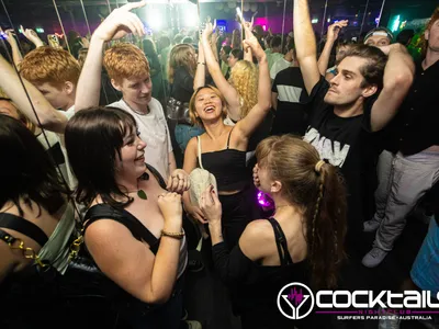 A professional photo of guests enjoying themselves at Cocktails Nightclub from our gallery.