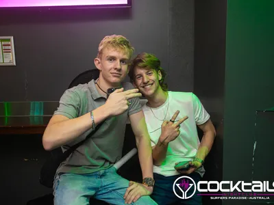 A professional photo of guests enjoying themselves at Cocktails Nightclub from our gallery.