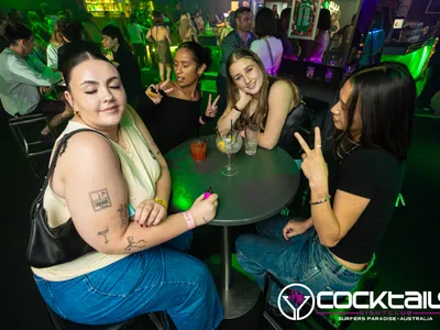 A professional photo of guests enjoying themselves at Cocktails Nightclub from our gallery.