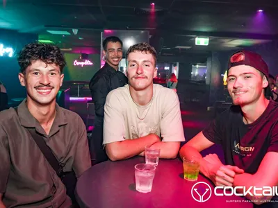 A professional photo of guests enjoying themselves at Cocktails Nightclub from our gallery.