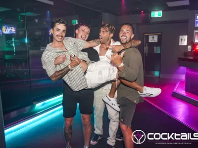 A professional photo of guests enjoying themselves at Cocktails Nightclub from our gallery.