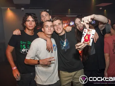 A professional photo of guests enjoying themselves at Cocktails Nightclub from our gallery.