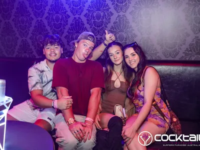 A professional photo of guests enjoying themselves at Cocktails Nightclub from our gallery.