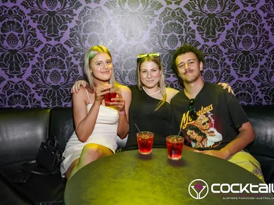 A professional photo of guests enjoying themselves at Cocktails Nightclub from our gallery.