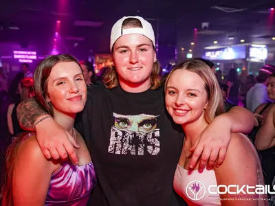 A professional photo of guests enjoying themselves at Cocktails Nightclub from our gallery.