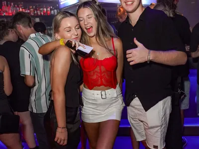 A professional photo of guests enjoying themselves at Cocktails Nightclub from our gallery.