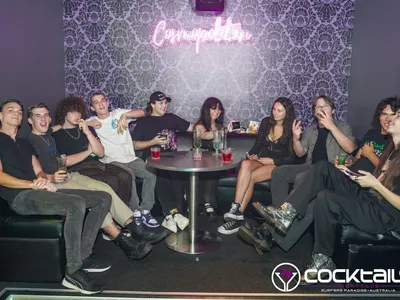 A professional photo of guests enjoying themselves at Cocktails Nightclub from our gallery.