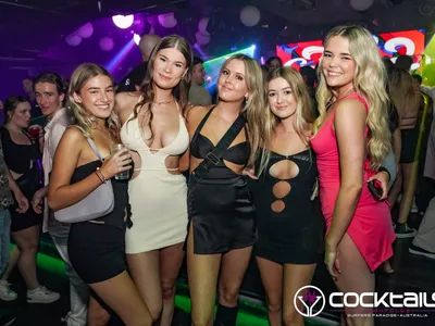 A professional photo of guests enjoying themselves at Cocktails Nightclub from our gallery.