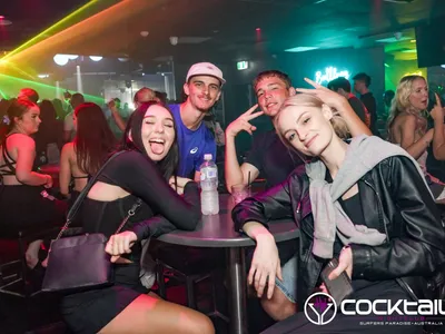 A professional photo of guests enjoying themselves at Cocktails Nightclub from our gallery.