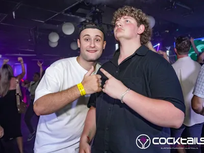 A professional photo of guests enjoying themselves at Cocktails Nightclub from our gallery.