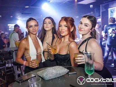 A professional photo of guests enjoying themselves at Cocktails Nightclub from our gallery.