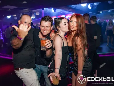 A professional photo of guests enjoying themselves at Cocktails Nightclub from our gallery.