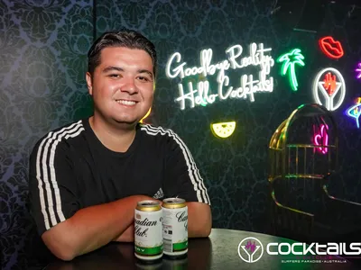 A professional photo of guests enjoying themselves at Cocktails Nightclub from our gallery.