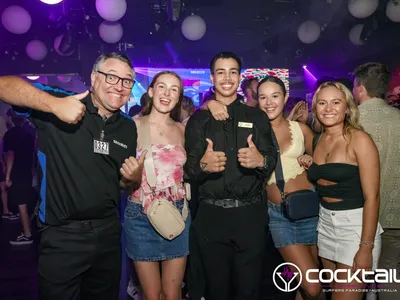 A professional photo of guests enjoying themselves at Cocktails Nightclub from our gallery.