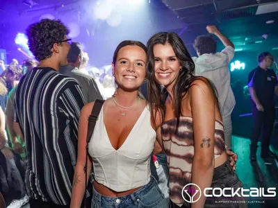 A professional photo of guests enjoying themselves at Cocktails Nightclub from our gallery.