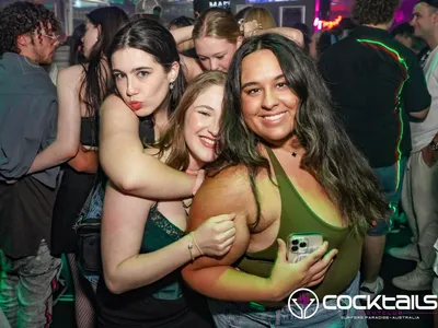 A professional photo of guests enjoying themselves at Cocktails Nightclub from our gallery.