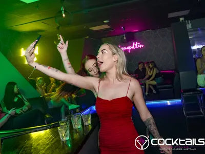 A professional photo of guests enjoying themselves at Cocktails Nightclub from our gallery.