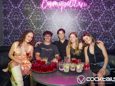 A professional photo of guests enjoying themselves at Cocktails Nightclub from our gallery.