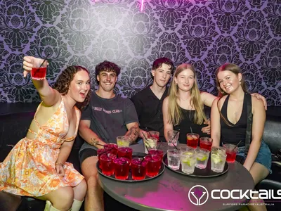 A professional photo of guests enjoying themselves at Cocktails Nightclub from our gallery.