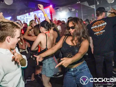 A professional photo of guests enjoying themselves at Cocktails Nightclub from our gallery.