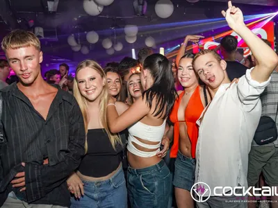 A professional photo of guests enjoying themselves at Cocktails Nightclub from our gallery.