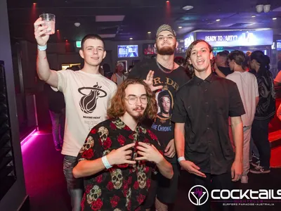 A professional photo of guests enjoying themselves at Cocktails Nightclub from our gallery.