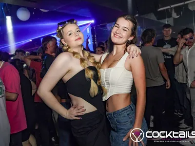 A professional photo of guests enjoying themselves at Cocktails Nightclub from our gallery.