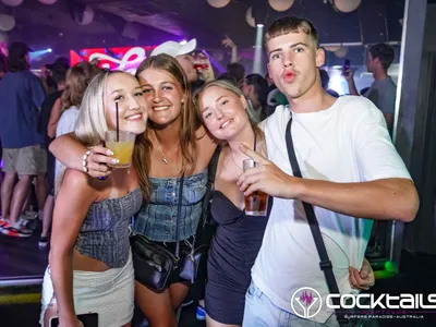 A professional photo of guests enjoying themselves at Cocktails Nightclub from our gallery.