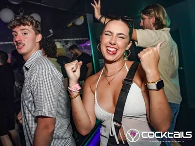 A professional photo of guests enjoying themselves at Cocktails Nightclub from our gallery.