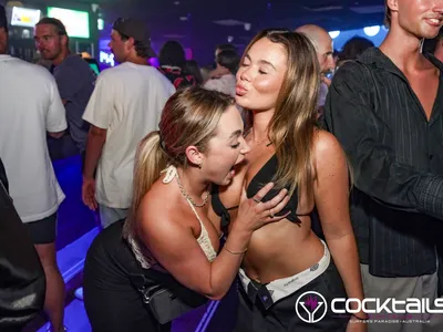 A professional photo of guests enjoying themselves at Cocktails Nightclub from our gallery.