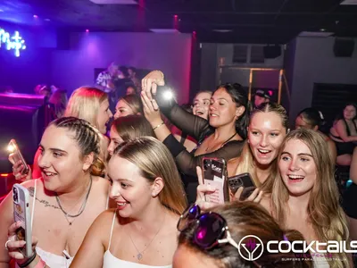 A professional photo of guests enjoying themselves at Cocktails Nightclub from our gallery.