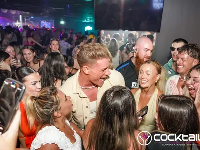 A professional photo of guests enjoying themselves at Cocktails Nightclub from our gallery.