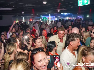 A professional photo of guests enjoying themselves at Cocktails Nightclub from our gallery.