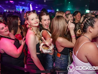 A professional photo of guests enjoying themselves at Cocktails Nightclub from our gallery.