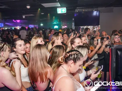 A professional photo of guests enjoying themselves at Cocktails Nightclub from our gallery.