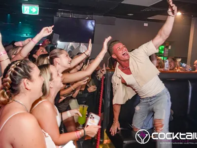 A professional photo of guests enjoying themselves at Cocktails Nightclub from our gallery.