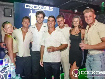 A professional photo of guests enjoying themselves at Cocktails Nightclub from our gallery.