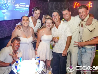 A professional photo of guests enjoying themselves at Cocktails Nightclub from our gallery.