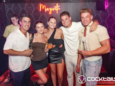 A professional photo of guests enjoying themselves at Cocktails Nightclub from our gallery.