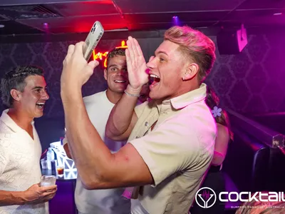 A professional photo of guests enjoying themselves at Cocktails Nightclub from our gallery.