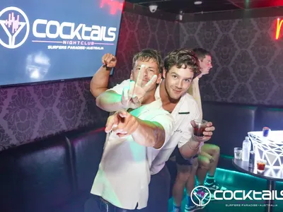 A professional photo of guests enjoying themselves at Cocktails Nightclub from our gallery.